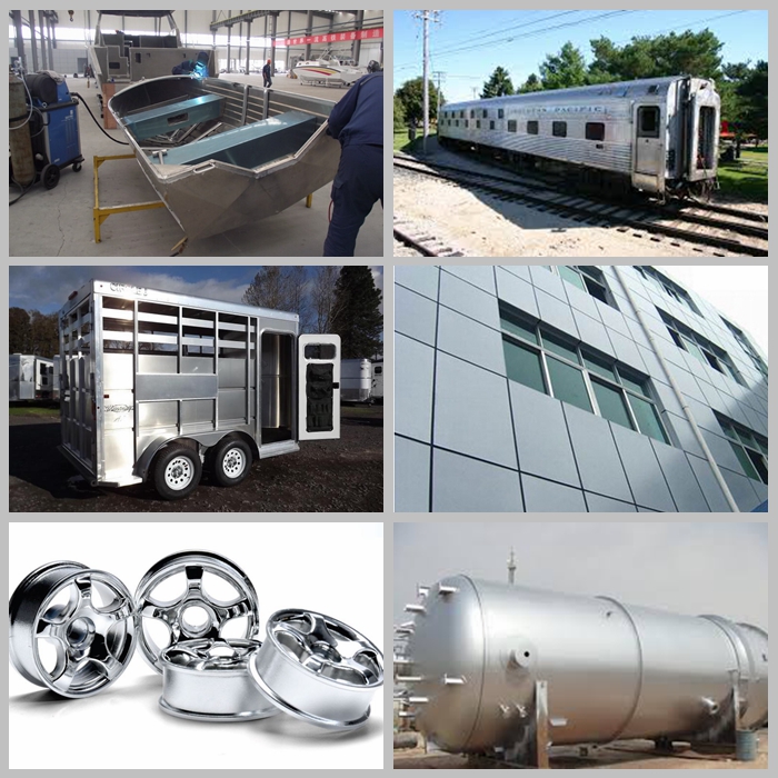 Alloy 6061 T5 t6 aluminum plate for trailer wall panels