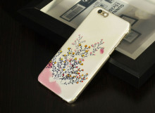 Fashionable camellia digital color printing Hard PC phone cases for iphone6 iphone6 plus
