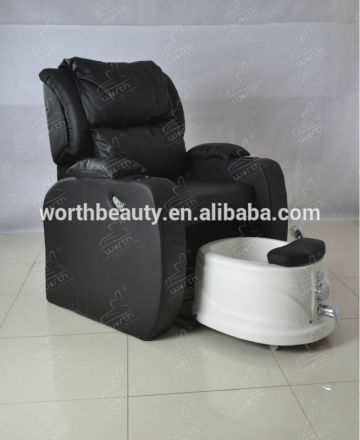 White Salon Styling Chair For Nail Salon