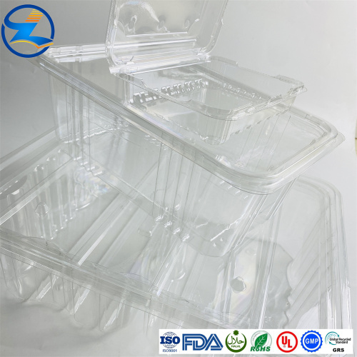 high quality pp pet pvc clear plastic box