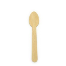 Disposable birch wood utensils