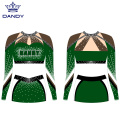 Pasadyang mesh cheer crop top outfits