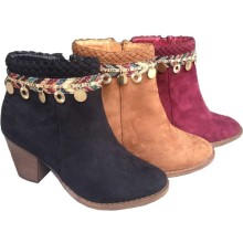 New style fashion lady boots nationality characteristic boots comfortable boots