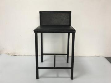 Modern Black PU Dining Chair , Restaurant Dining Chair
