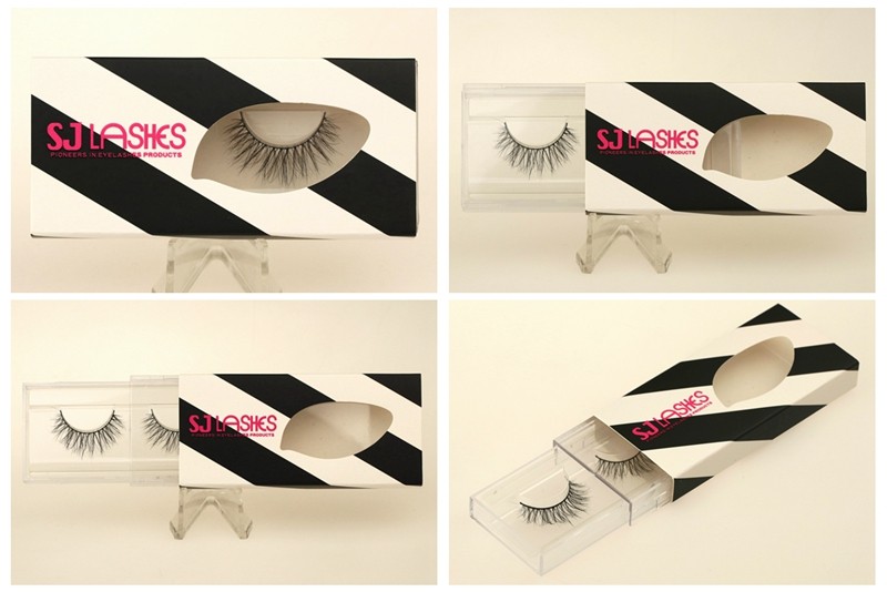 False Lash Box Own Brand Private Label 100% Human Hair Eyelashes Wholesale