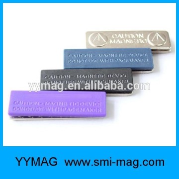 Three neodymium magnet ring magnet clip of magnetic name badge holders