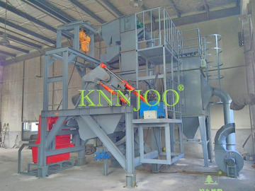 China Surface Shot Blasting Equipment CND Tilt Drum Shot Blasting Machine