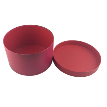 Large Red Cardboard Cargo Storage Round Box