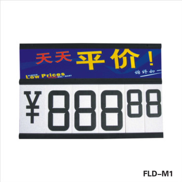 Supermarket ABS price sign pricing board/supermarket price tag