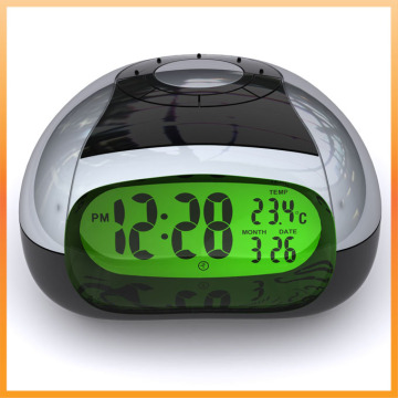 talking clock with alarm and bluelight function