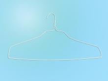 White Polo or Knit Hanger