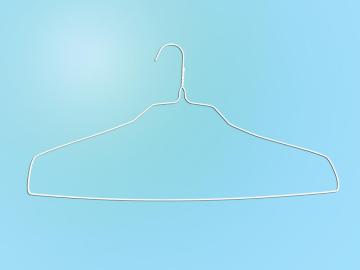 White Polo or Knit Hanger