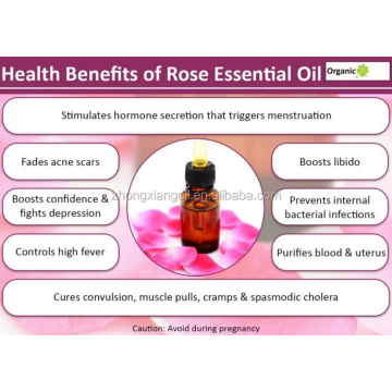 Factory supply 100% pure damascus rose essential oil