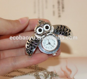 Owl Pocket Watch/Owl Quartz Watch/Cheap Pocket Watch/Fashion Watch Wholesale