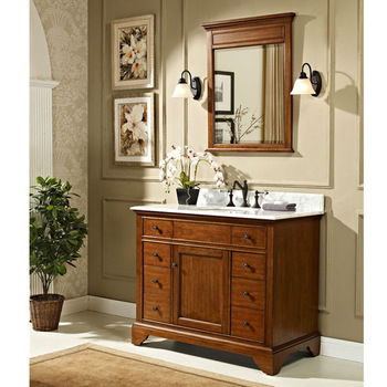 Home Goods Teak Wood Bath Vanity