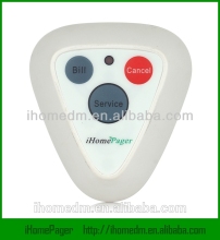 3 Keys call button for restaurant wireless calling system