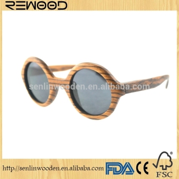 zebra bamboo 2014 hot wooden sunglasses high quality zebra natural wood sunglasses