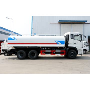 ประเภทหรูหรา Dongfeng 25000litres รถบรรทุกน้ำขุด