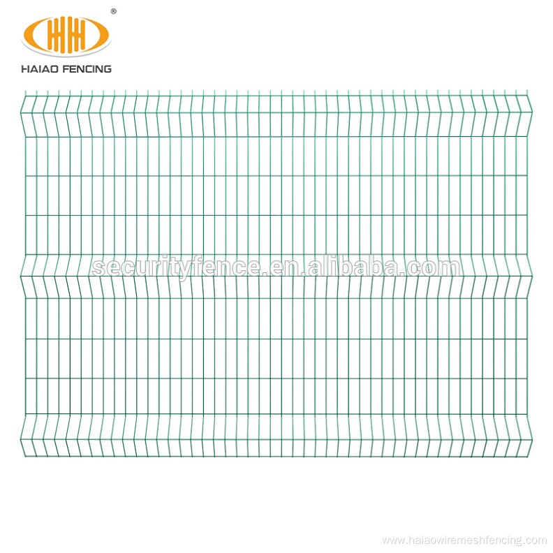 Triangle Bend 3d Curved Welded Wire Mesh fence