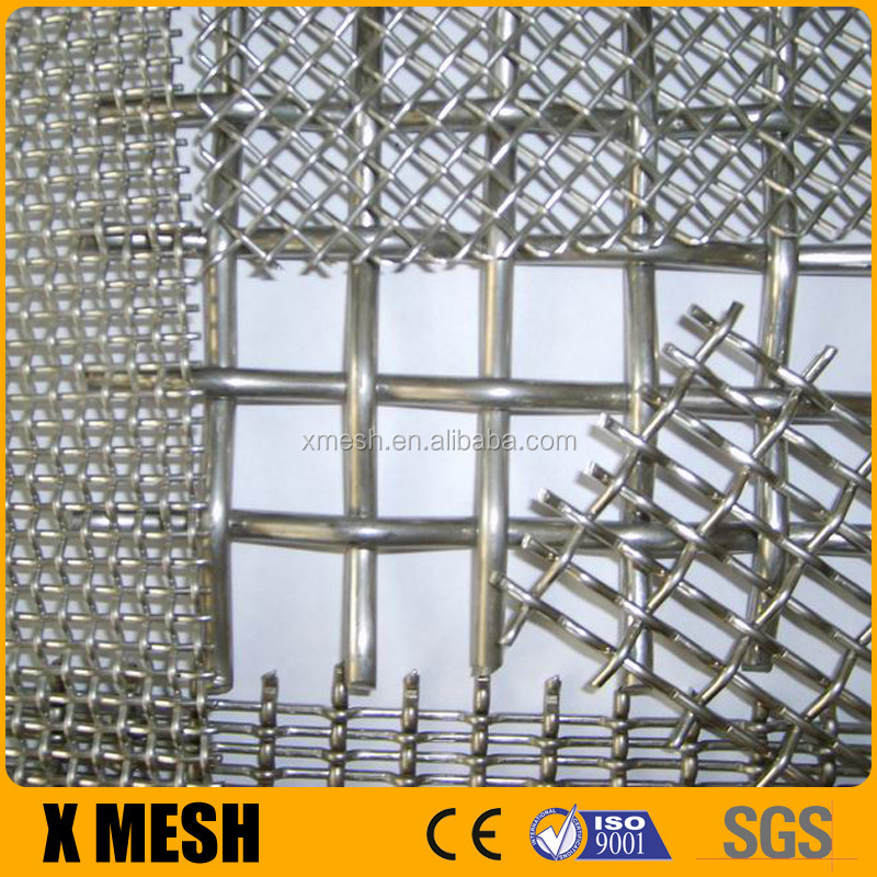 china good price stainless steel stainless crimped wire mesh square wire mesh with Europe quality