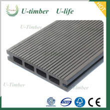 Natural wood feeling plastic WPC timber decking