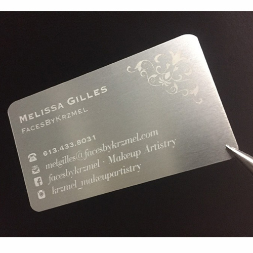 Wholesale Customized Sublimation Blank Metal Business Card