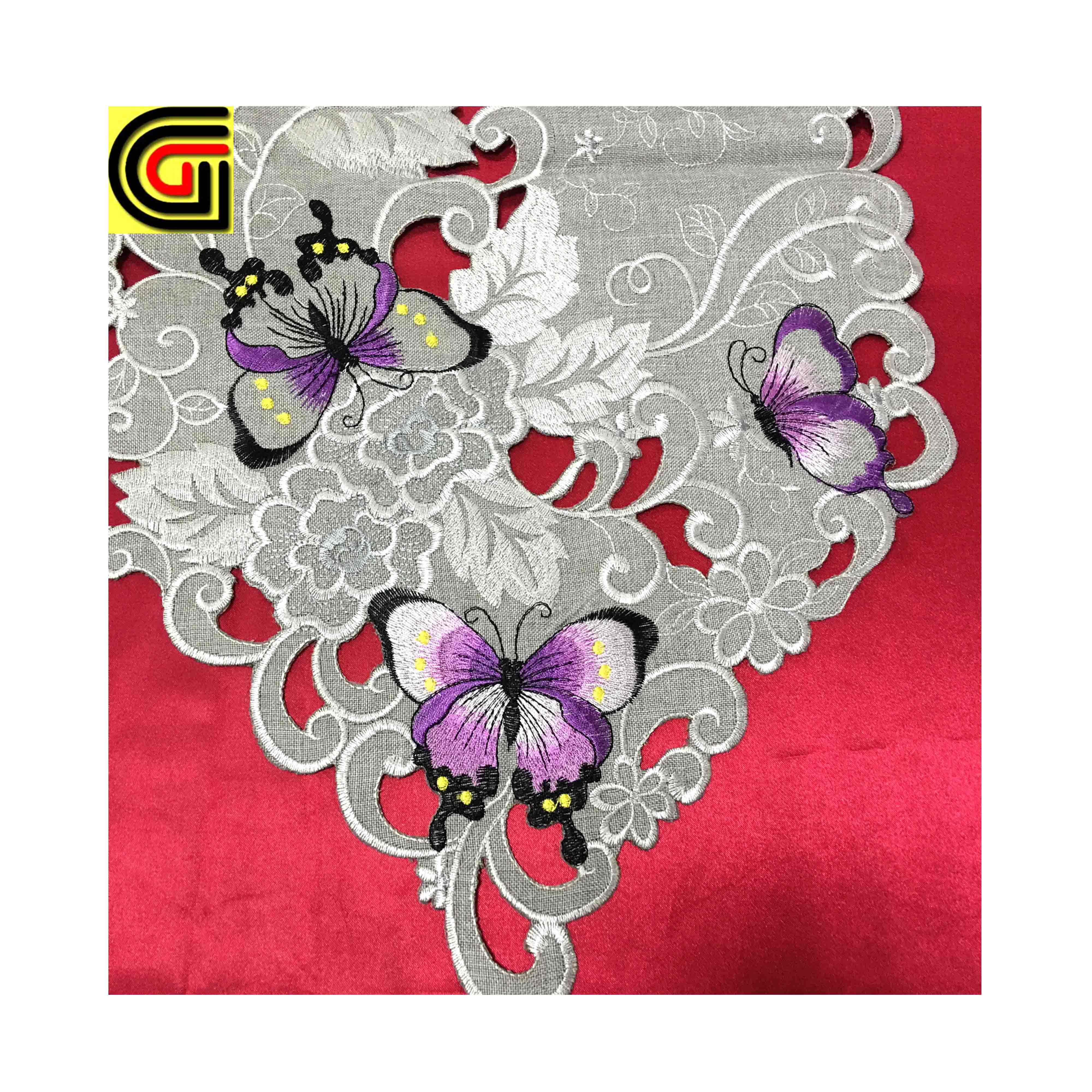 mexican embroidery elegant floral table runner