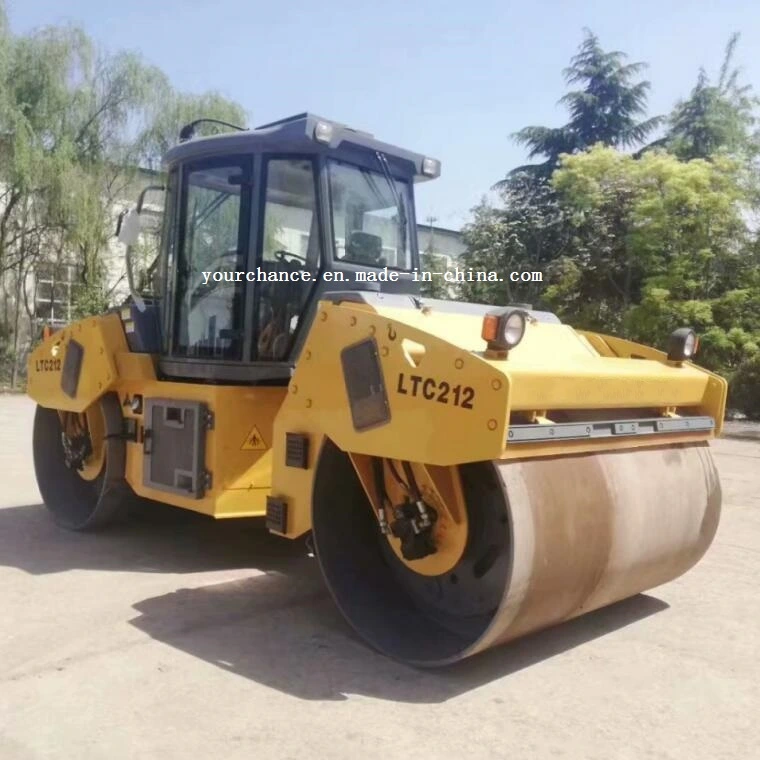 Factory Manufacturer Supply Compactor Ltc212 150HP Power 2.1m Width Double Drum 12 Tons Hydralic Vibratory Road Roller