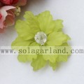 57MM Acrylic Vintage French Bead Flowers With Diamond Center