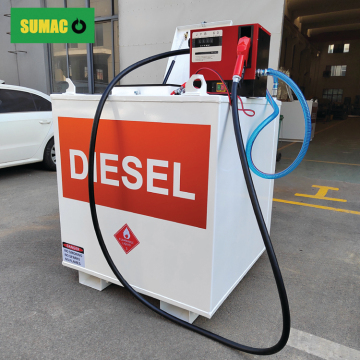 Customized Self Bunded Diesel Gasoline Tank With Pump