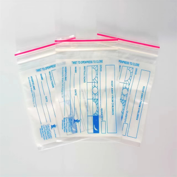 Plastic medical pill bag travel