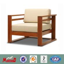 High quality finish teak logs teak sofa set MY13TW10-2
