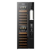 Freestanding Wine Cooler Fridge - 112 Bottle Capacity Refrigerator & Wine Dispenser