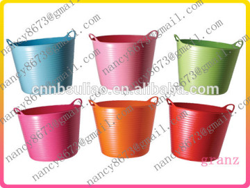 carry baskets,plastic storage basket,PE laundry basket