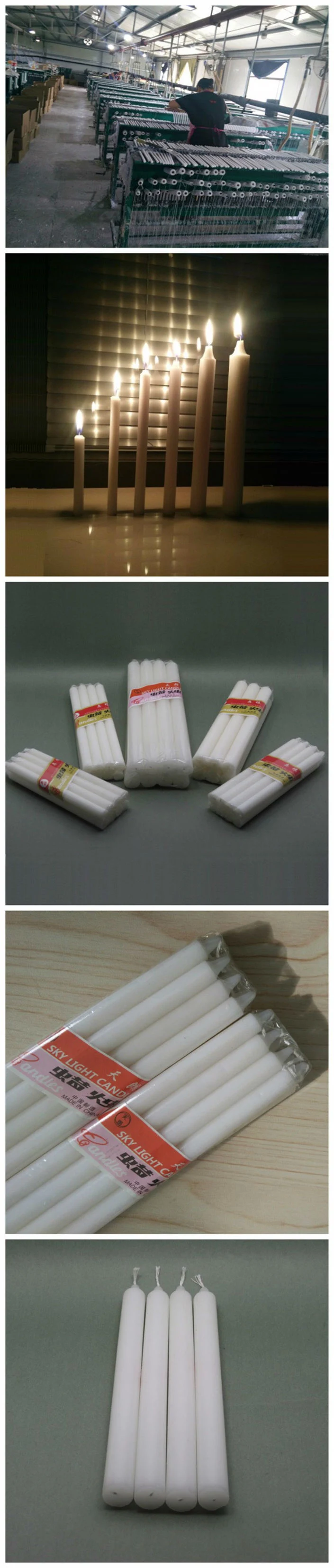 Easter Religious White Pillar Candle with Image