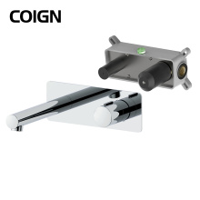 single handle wall mount faucet Single Lever Chrome Wall Mount Bath Faucet Factory