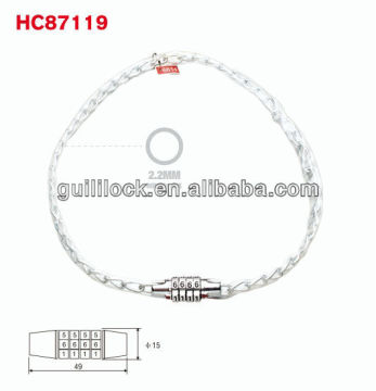 HC87119 bicycle 4-digit combination chain lock