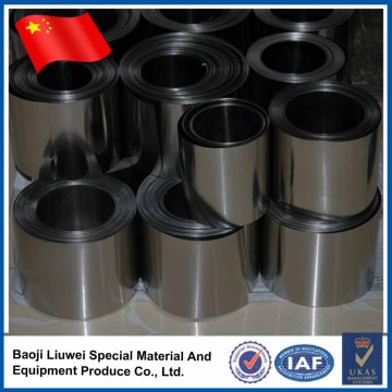 Baoji Liuwei astm b265 gr1 cold roll titanium foil