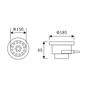 LEDER SS304 Cold White 18W LED Underwater Light