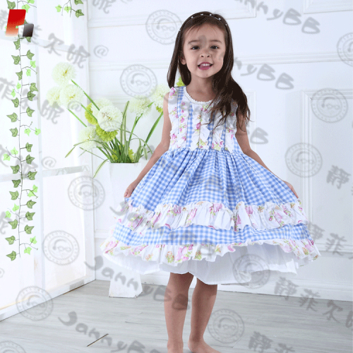 toddler girls ruffle checked dress