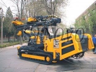 Hydraulic Crawler Drills Compact Size For Speed Adjusting