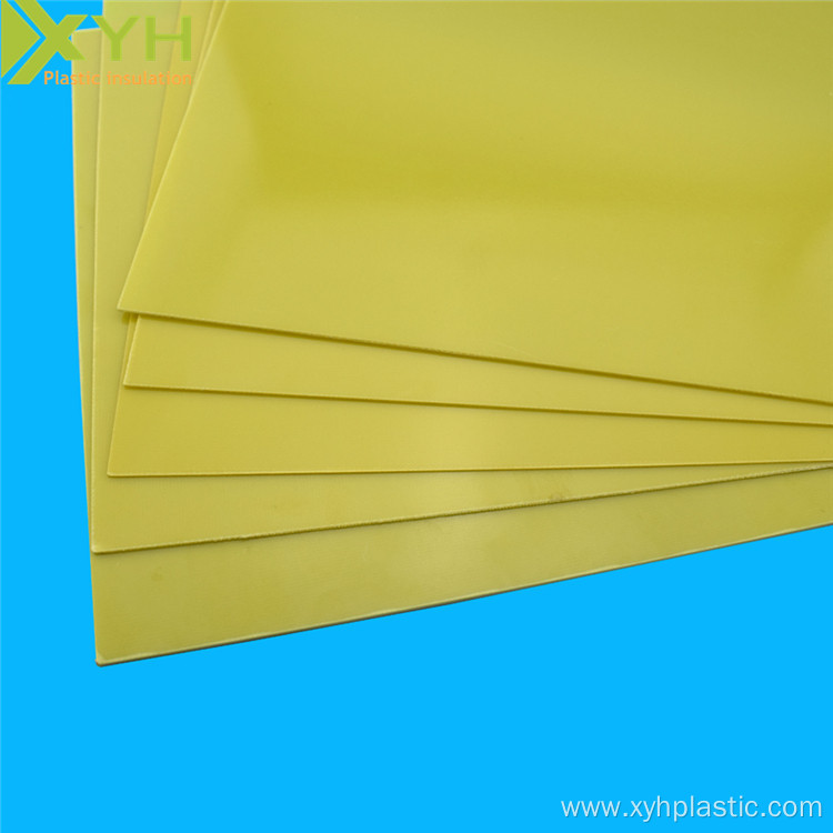 Yellow Epoxy Fiber Glass Plate Machining Parts