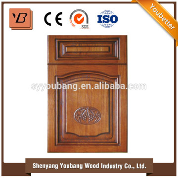 Simple kitchen cabinet solid wood doors