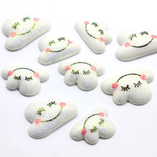 Super Quality Cloud Mass Shaped Resin Cabochon Flatback Beads DIY Craft Ornaments Handmade Toy Decor Beads