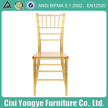 Gold  Resin Chiavari Chair with PP Resin
