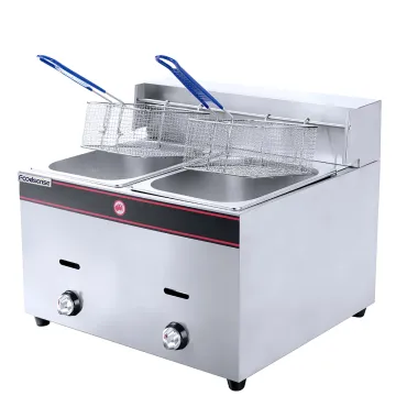 Wholesale New Arrival Deep Gas Fryer Luxury Deep Fryer Double Basket Deep Fryer