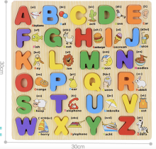 Alphabet Puzzle Toys: Educational Wooden Learning Games for Kids