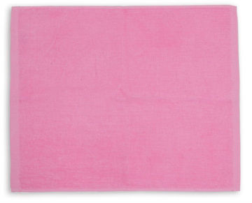 100% cotton velour solid color hand towel
