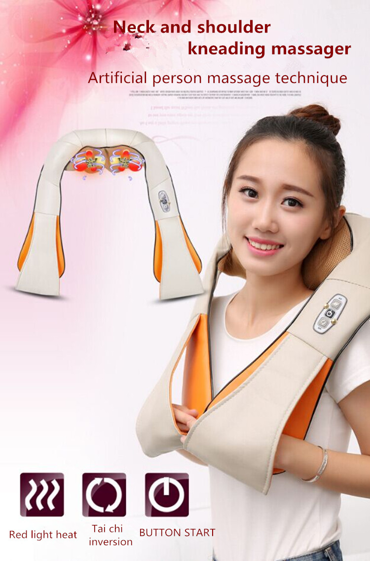 Factory direct hot selling multi-functional neck, shoulder and leg massage shawl