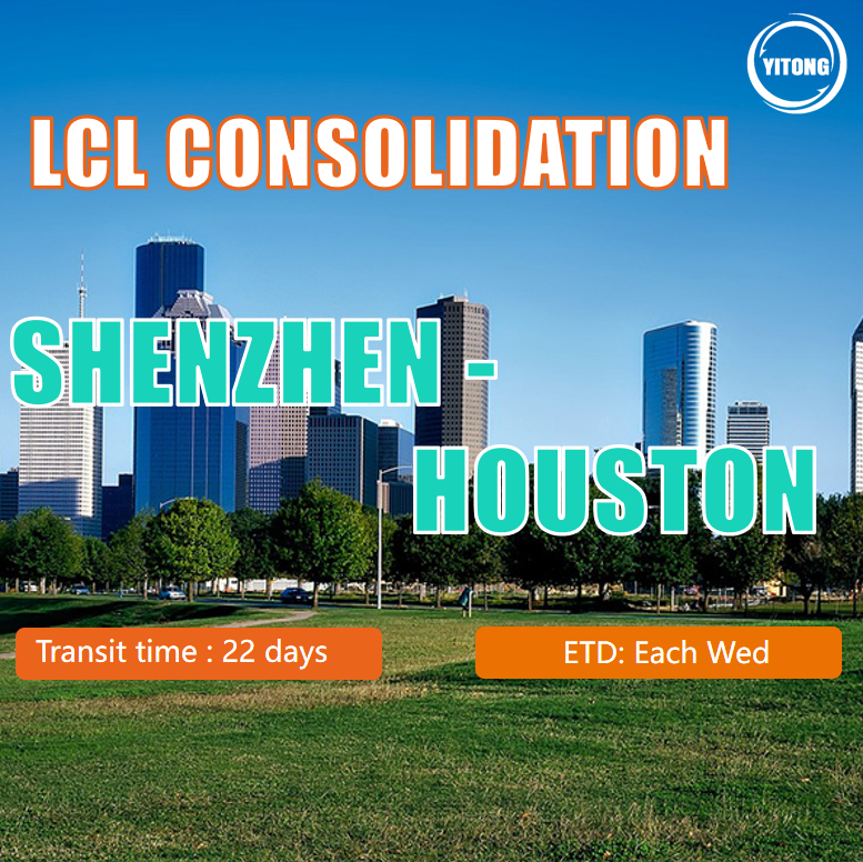 LCL from Shenzhen to Houston